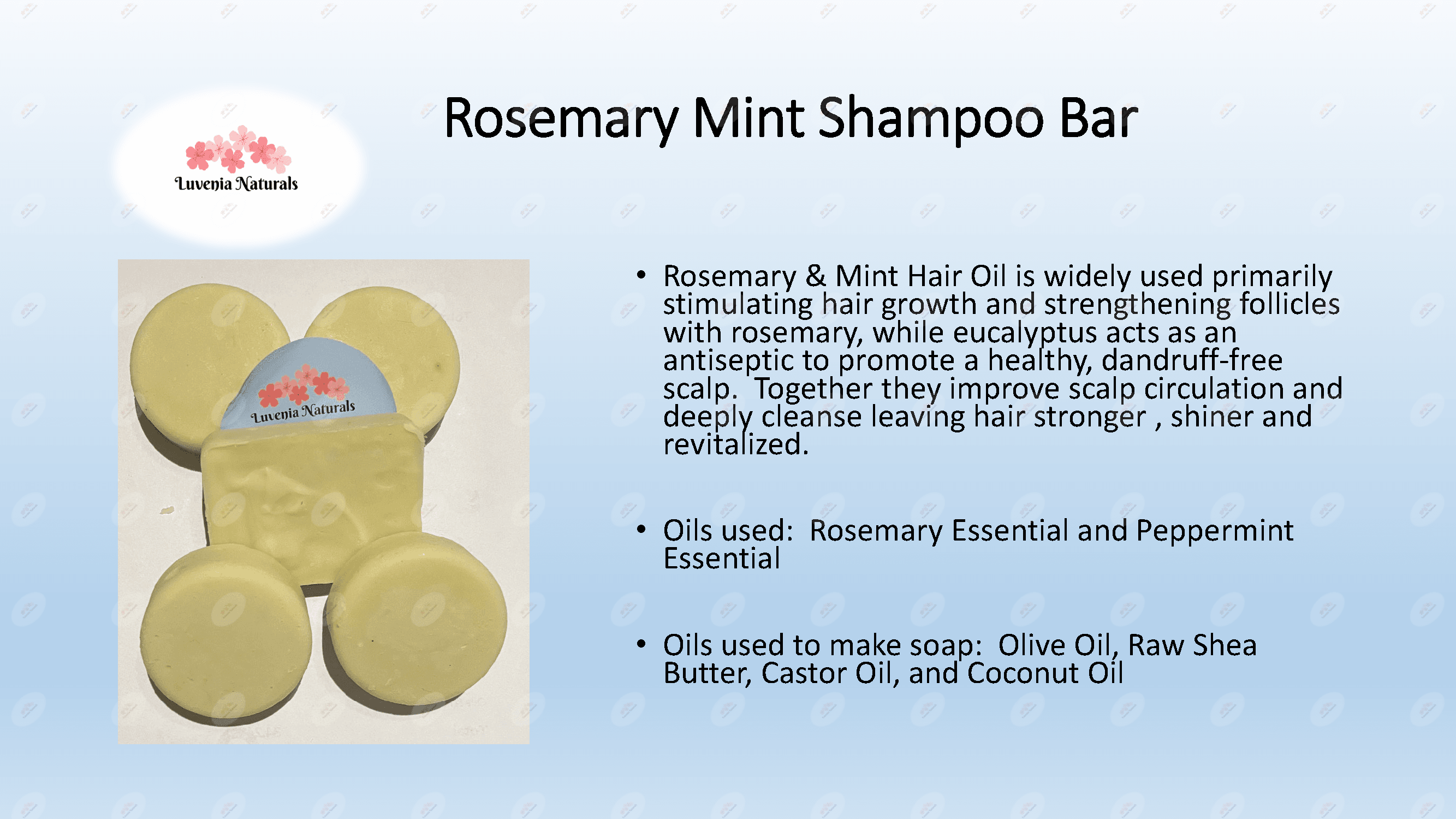Rosemary Mint Shampoo Bar
