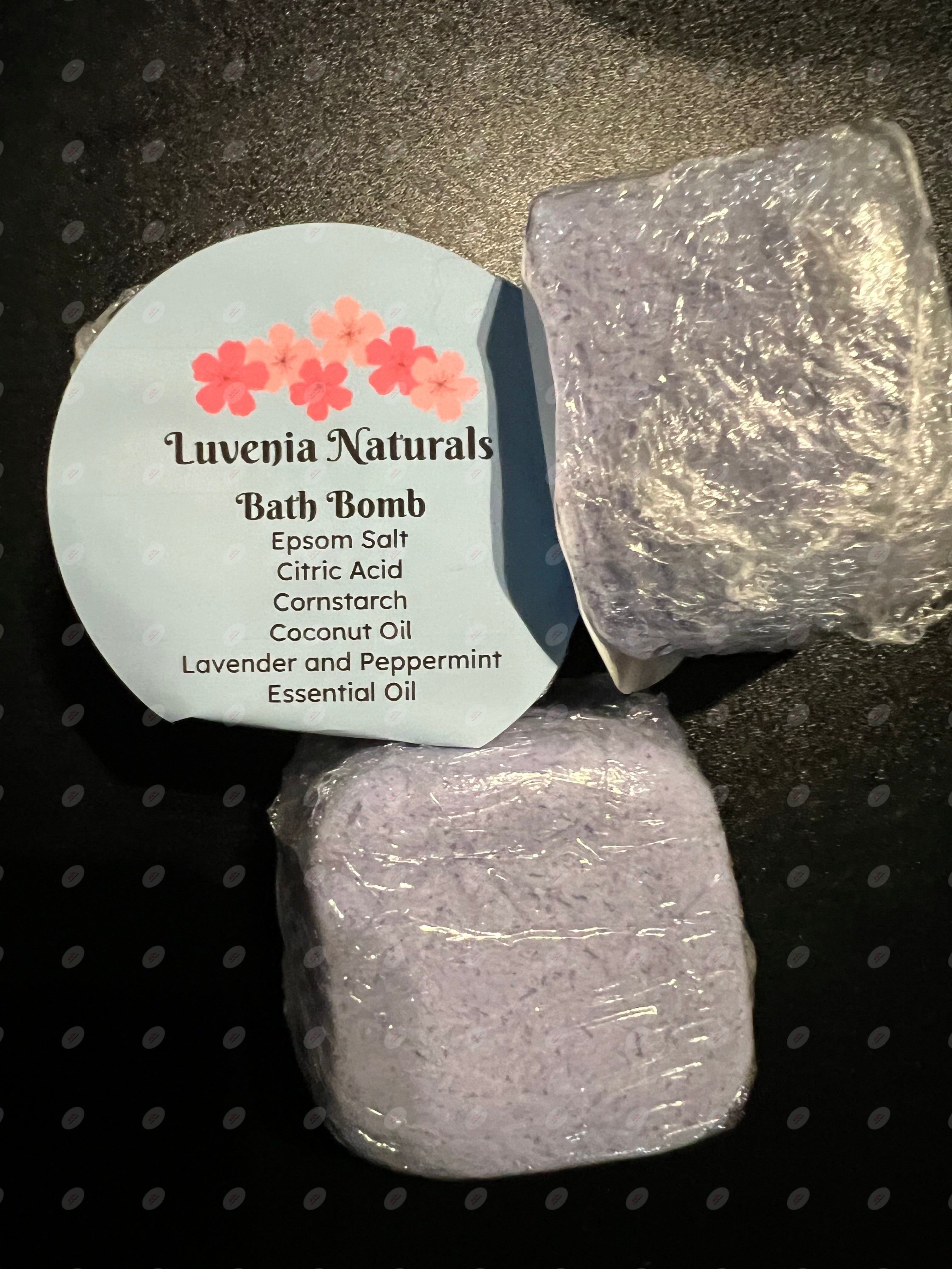 Lavender and Peppermint Bath Bomb
