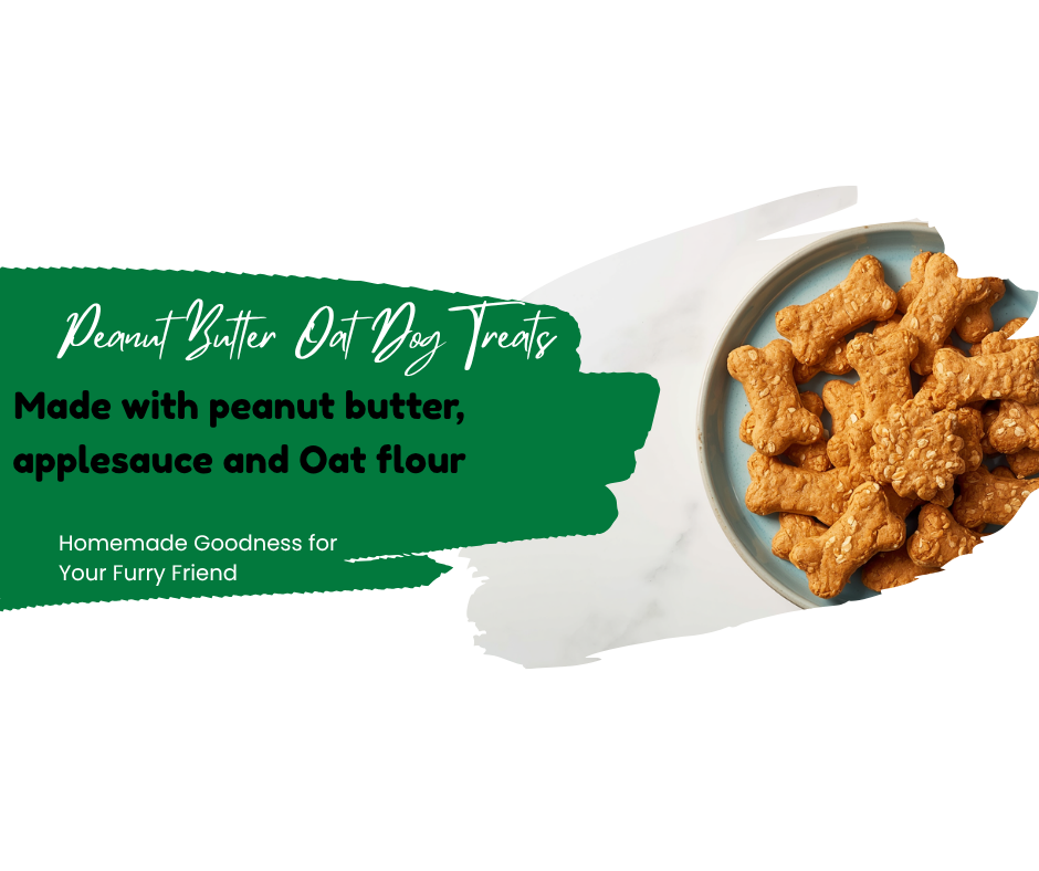 Peanut Butter and Applesauce Dog Treats